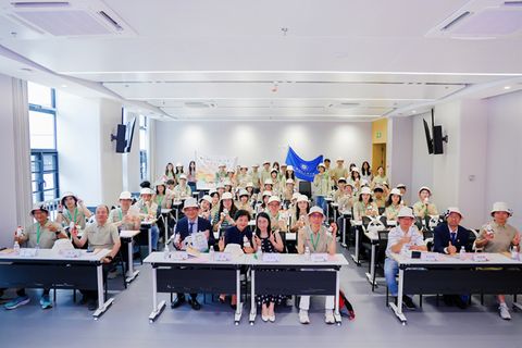 Guests and students at the opening ceremony