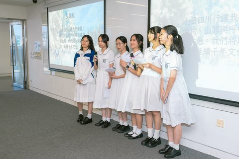 Students conclude their presentation